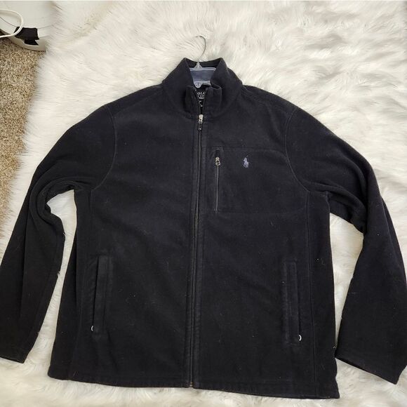 Polo by Ralph Lauren‎ Performance Black  full zip jacket Size LG - Picture 5 of 11